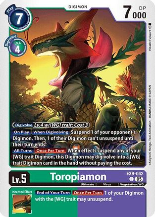 Toropiamon (EX9-042) - Versus Monsters