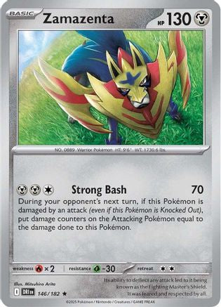 Zamazenta - 146/182 146 - SV10 Destined Rivals Holofoil