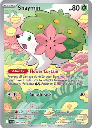 Shaymin - 185/182 185 - SV10 Destined Rivals Holofoil