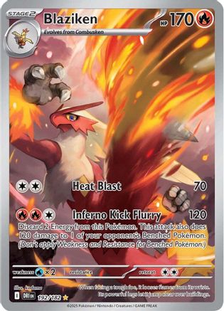 Blaziken - 192/182 192 - SV10 Destined Rivals Holofoil