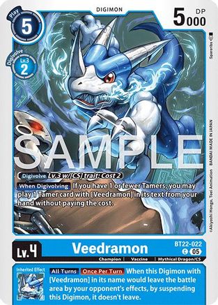 Veedramon (BT22-022) - Cyber Eden