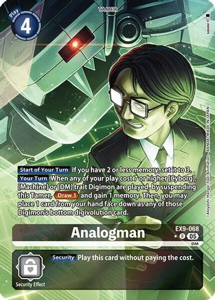 Analogman (Alternate Art) (EX9-068) - Versus Monsters Foil