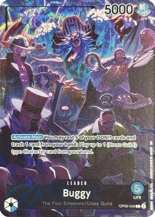 Buggy (English Version 2nd Anniversary Set) (OP09-042) - One Piece Promotion Cards Foil