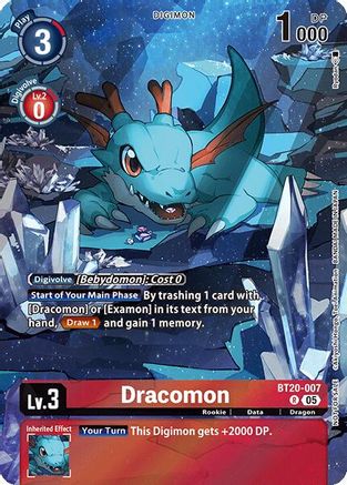 Dracomon (Box Topper) (BT20-007) - Versus Monsters Foil
