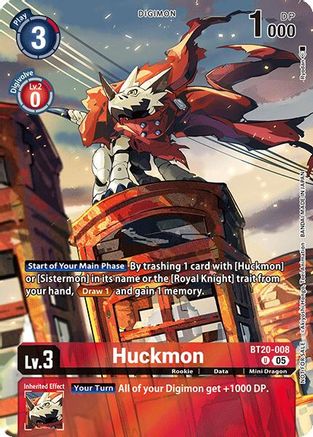 Huckmon (Box Topper) (BT20-008) - Versus Monsters Foil