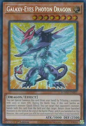 Galaxy-Eyes Photon Dragon (BLMM-EN007) - Battles of Legend: Monster Mayhem 1st Edition