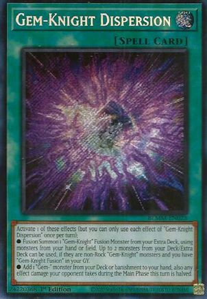 Gem-Knight Dispersion (BLMM-EN023) - Battles of Legend: Monster Mayhem 1st Edition