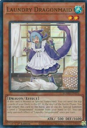 Laundry Dragonmaid (BLMM-EN056) - Battles of Legend: Monster Mayhem 1st Edition