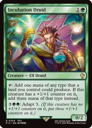 Incubation Druid (Surge Foil) (FIC-309) - Commander: FINAL FANTASY Foil