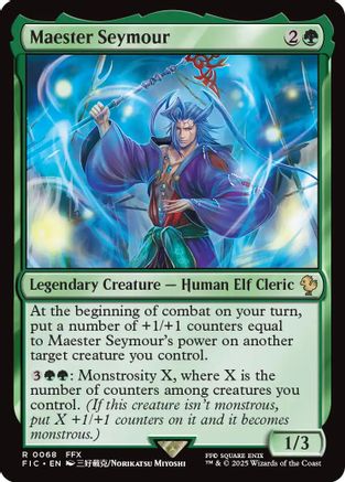 Maester Seymour (Surge Foil) (FIC-068) - Commander: FINAL FANTASY Foil