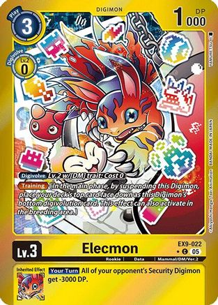 Elecmon (Limited Foil) (EX9-022) - Versus Monsters Foil