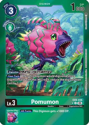 Pomumon (Limited Foil) (EX9-036) - Versus Monsters Foil