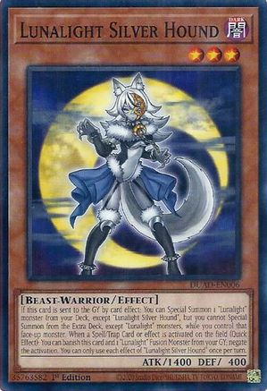 Lunalight Silver Hound (DUAD-EN006) - Duelist's Advance 1st Edition