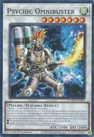 Psychic Omnibuster (DUAD-EN089) - Duelist's Advance 1st Edition