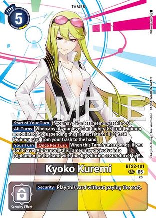 Kyoko Kuremi (BT22-101) - Cyber Eden Foil
