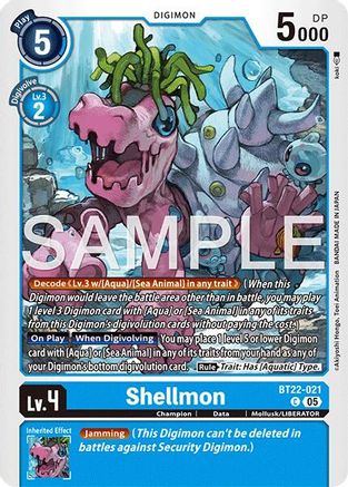 Shellmon (BT22-021) - Cyber Eden