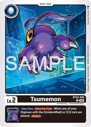 Tsumemon (BT22-005) - Cyber Eden  Derpy Cards