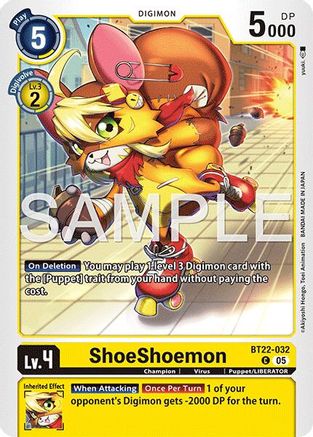 ShoeShoemon (BT22-032) - Cyber Eden