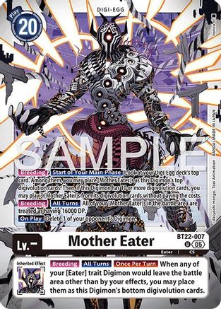 Mother Eater (BT22-007) - Cyber Eden
