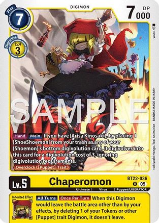 Chaperomon (BT22-036) - Cyber Eden