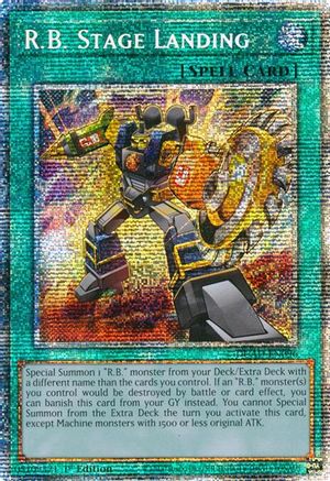 R.B. Stage Landing (Starlight Rare) (DUAD-EN096) - Duelist's Advance 1st Edition
