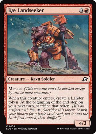 Kav Landseeker (EOE-138) - Edge of Eternities Foil