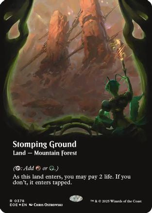 Stomping Ground (Borderless) (Galaxy Foil) (EOE-378) - Edge of Eternities Foil