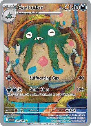 Garbodor - 141/086 141 - SV White Flare Holofoil