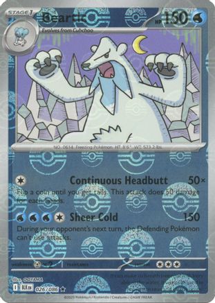 Beartic (Poke Ball Pattern) 26 - SV Black Bolt Holofoil