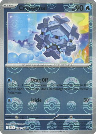Cryogonal (Poke Ball Pattern) 27 - SV Black Bolt Holofoil