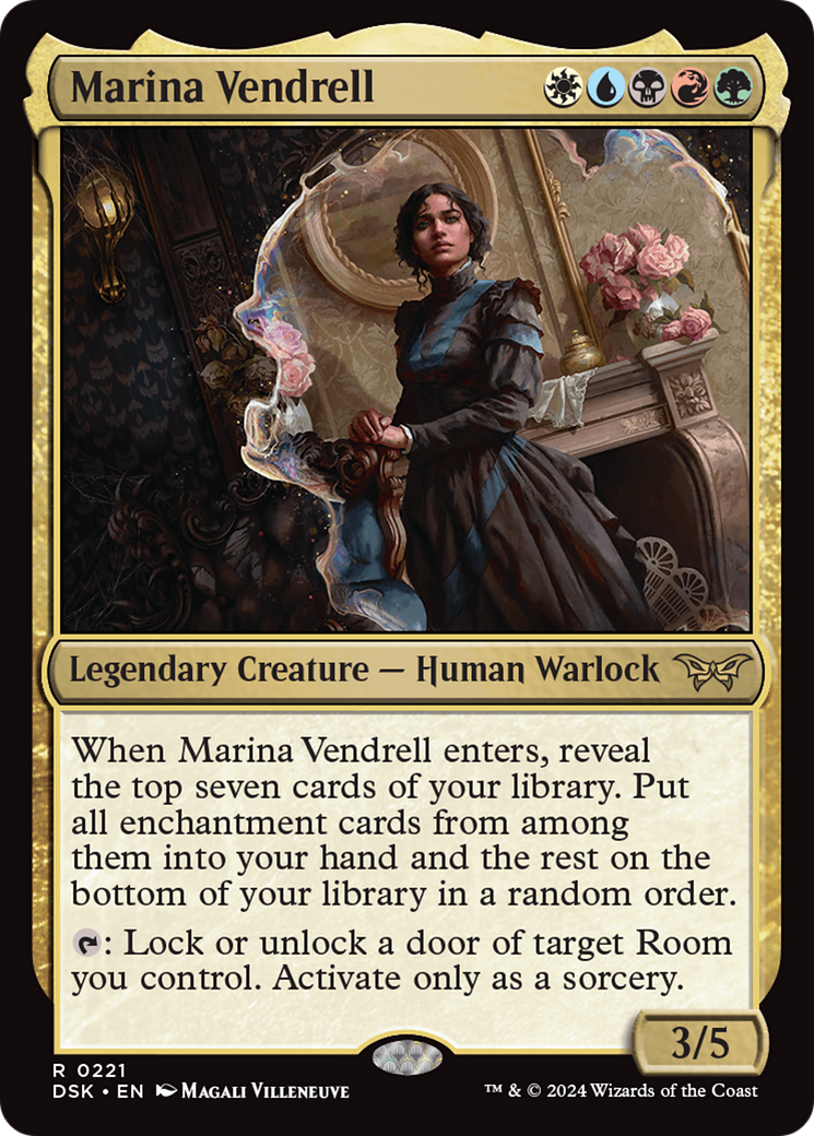 "Marina Vendrell" (DSK-221) - Duskmourn: House of Horror Foil