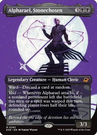 Alpharael, Stonechosen (Borderless) (EOE-292) - Edge of Eternities Foil