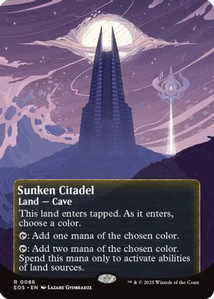 Sunken Citadel (0086) (Borderless) (EOS-086) - Edge of Eternities: Stellar Sights Foil