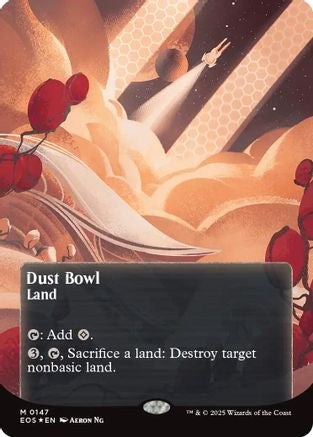Dust Bowl (0147) (Borderless) (Galaxy Foil) (EOS-147) - Edge of Eternities: Stellar Sights Foil