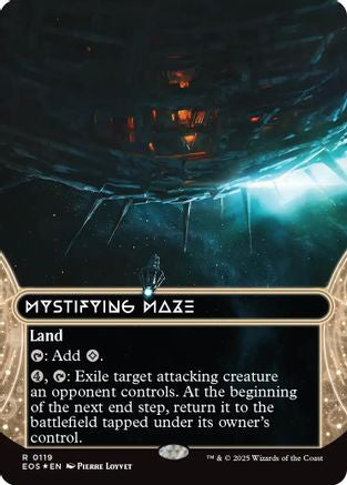 Mystifying Maze (0119) (Borderless) (Galaxy Foil) (EOS-119) - Edge of Eternities: Stellar Sights Foil