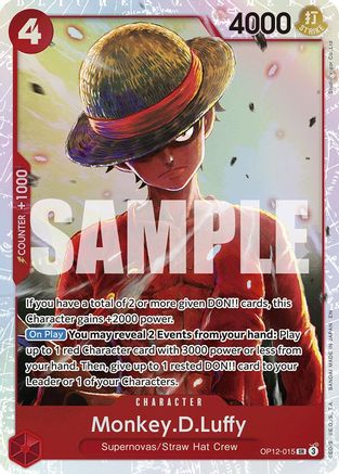 Monkey.D.Luffy (OP12-015) - Legacy of the Master Foil