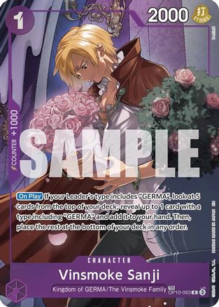 Vinsmoke Sanji (TR) (OP10-063) - Legacy of the Master Foil
