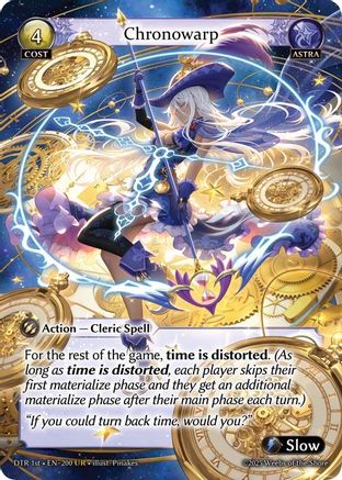 Chronowarp (200) - Distorted Reflections Foil