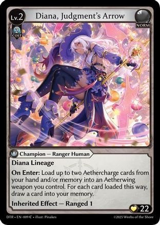 Diana, Judgment's Arrow (009) - Distorted Reflections Foil