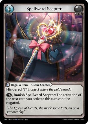 Spellward Scepter (019) - Distorted Reflections Foil