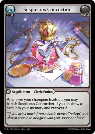 Suspicious Concoction (020) - Distorted Reflections Foil