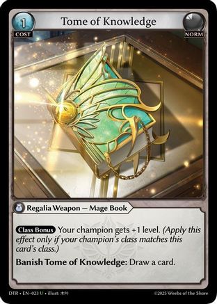 Tome of Knowledge (023) - Distorted Reflections Foil