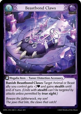 Beastbond Claws (040) - Distorted Reflections Foil