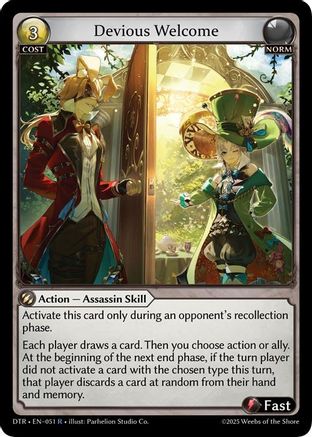 Devious Welcome (051) - Distorted Reflections Foil