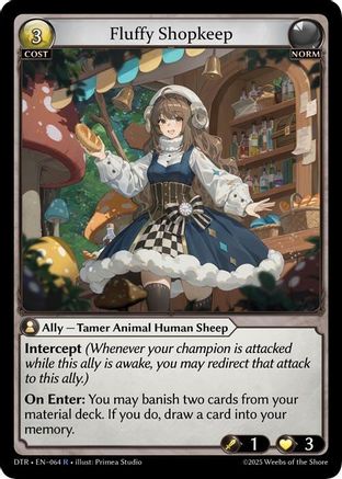 Fluffy Shopkeep (064) - Distorted Reflections Foil