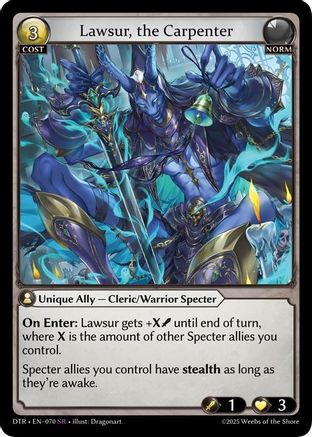 Lawsur, the Carpenter (070) - Distorted Reflections Foil