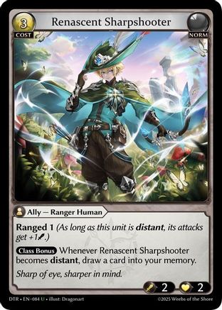 Renascent Sharpshooter (084) - Distorted Reflections Foil