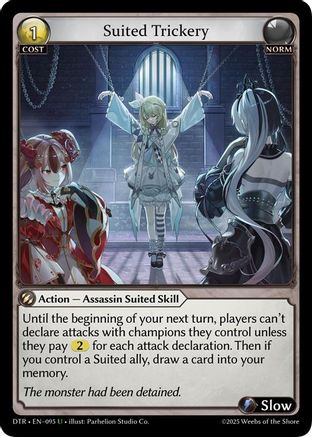 Suited Trickery (095) - Distorted Reflections Foil