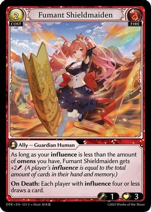Fumant Shieldmaiden (121) - Distorted Reflections Foil