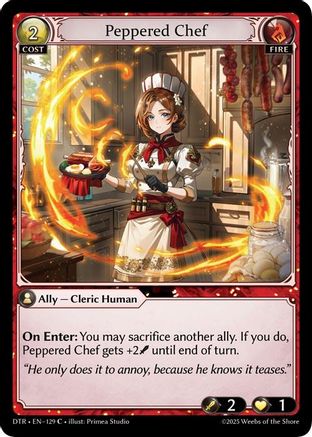 Peppered Chef (129) - Distorted Reflections Foil